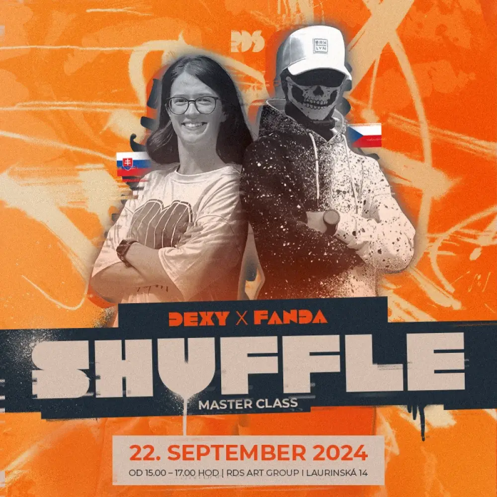 EXKLUZÍVNY SHUFFLE WORKSHOP FANDA x DEXY